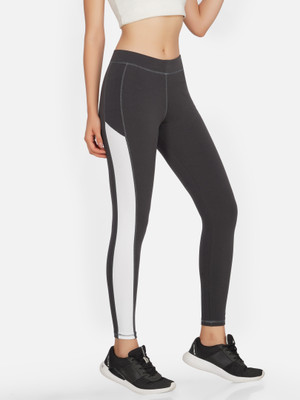 Neu Look Color Block Women Grey Tights
