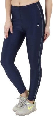 Kyk Solid Women Blue Tights