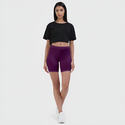 EMI Solid Women Purple Tights