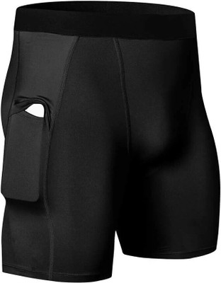 NINQ Solid Men Black Tights