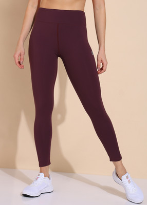 barbora Solid Women Maroon Tights