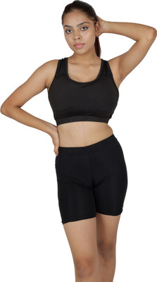 Kyk Solid Women Black Tights