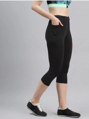 Asjeggings Solid Women Black Tights