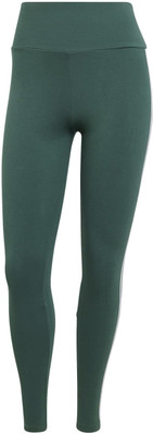 ADIDAS Solid Women Green Tights
