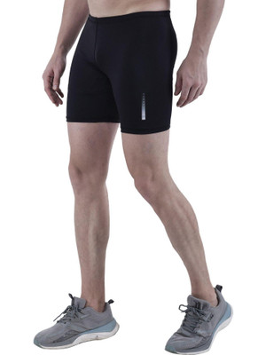 TroopLine Solid Men Black Tights