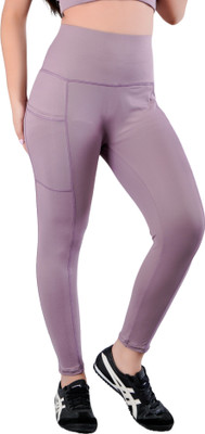 SSoShHub Solid Women Purple Tights