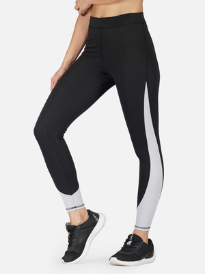IMPERATIVE by NEU LOOK Color Block, Striped Women Black Tights