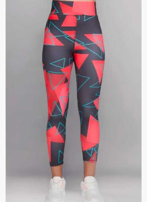 MASTERY Printed Women Red Tights