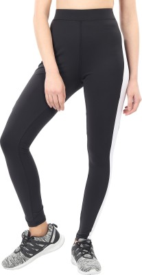 PureKnots Solid Women Black Tights