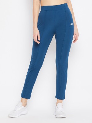 Clovia Solid Women Blue Tights