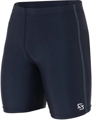 Sportinger Solid Men Dark Blue Tights
