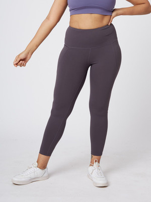 BlissClub Solid Women Grey Tights