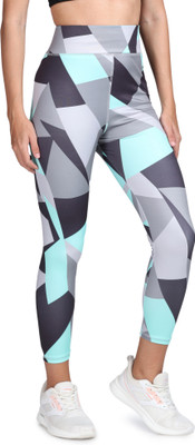 YUALIN CREATION Printed Women Multicolor Tights