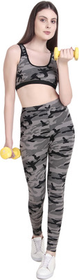 L Fashion Jeans Printed Women Grey Tights