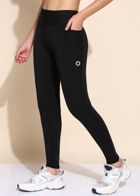 barbora Solid Women Black Tights