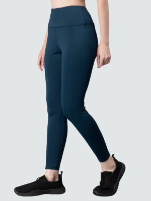 Madact Solid Women Blue Tights