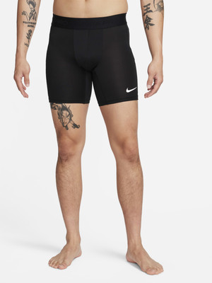 NIKE Solid Men Black Tights
