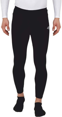 TRAIN HARD EVERYDAY Solid Men Black Tights