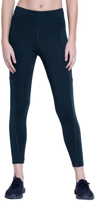 Evian Solid Women Grey Tights
