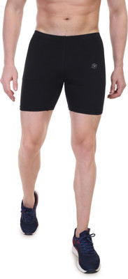 Urboholic Solid Men Black Tights