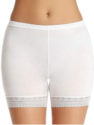 Penance For You Solid, Self Design Women White Tights