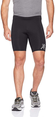 SLC Solid Men Black Tights