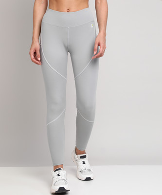 PROWL by TIGER SHROFF Solid Women Grey Tights