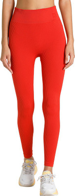PUMA Solid Women Red Tights