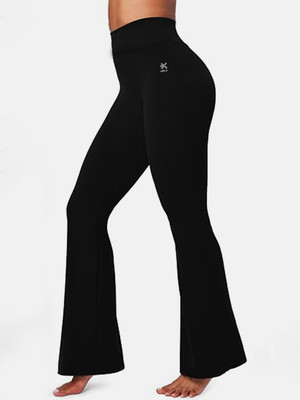 HRX by Hrithik Roshan Solid Women Black Tights