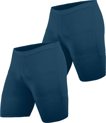 Kyk Solid Men Blue Tights