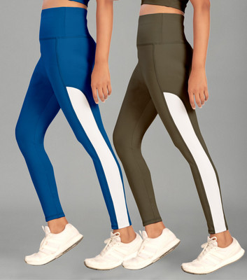 POOJARAN Color Block Women Multicolor Tights
