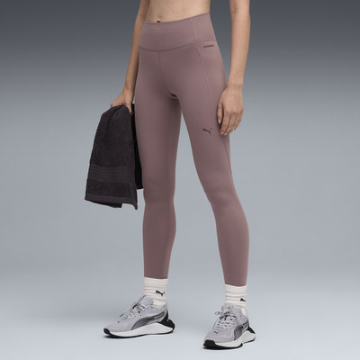 PUMA Solid Women Purple Tights