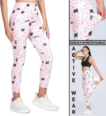 YUALIN CREATION Printed Women Multicolor Tights