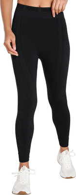 PUMA Printed Women Black Tights
