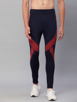 JUMP USA Solid Men Dark Blue Tights