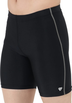 Kyk Solid Men Black Tights
