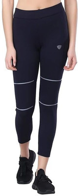 SMARTOTS Striped Women Dark Blue, Black Tights