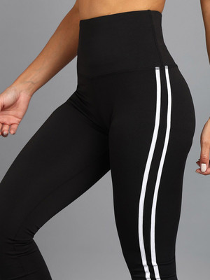 NDM Enterprises Striped Women Black Track Pants