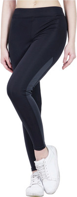 KGN HUB Color Block Women Grey Tights