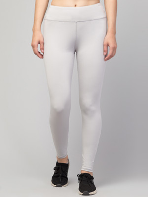 DRAXSTAR Solid Women Grey Tights