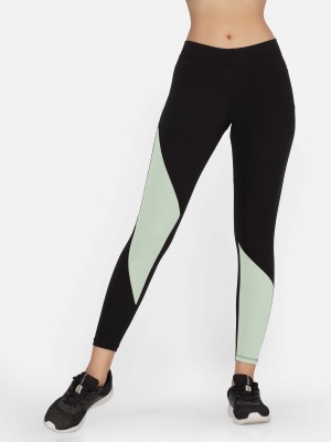 Neu Look Color Block Women Black, Green Tights