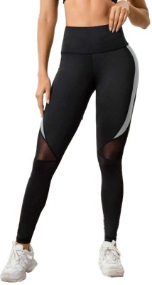 Neu Look Color Block Women Black Tights