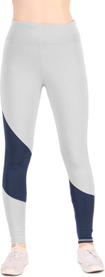 tpf Self Design Women Grey Tights