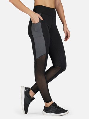 Neu Look Color Block Women Grey Tights