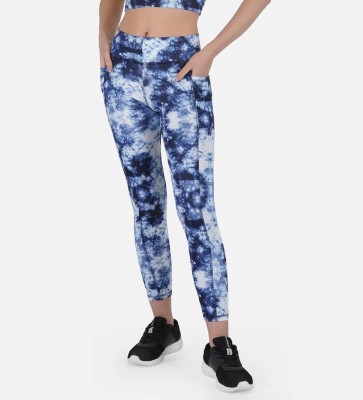 IMPERATIVE by NEU LOOK Printed Women Dark Blue Tights