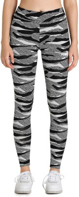 PUMA Animal Print Women Black Tights