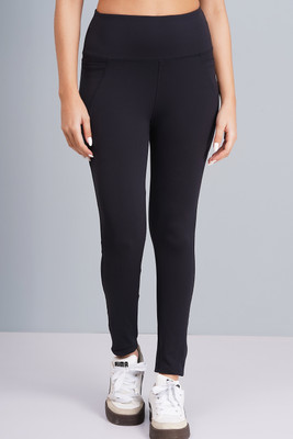 BRILLCO BIZZ Solid Women Black Tights