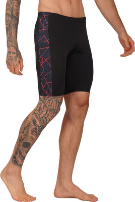 NINQ Color Block Men Pink Tights