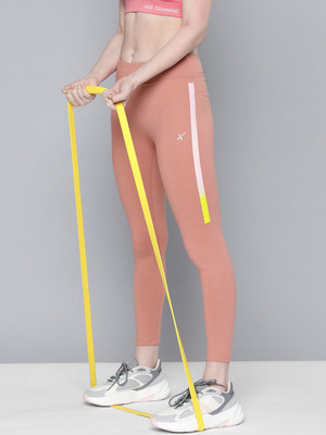 HRX by Hrithik Roshan Printed Women Pink Tights