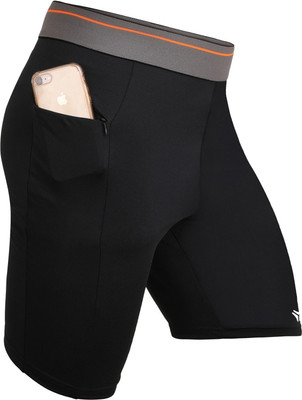 Kyk Solid Men Black Tights